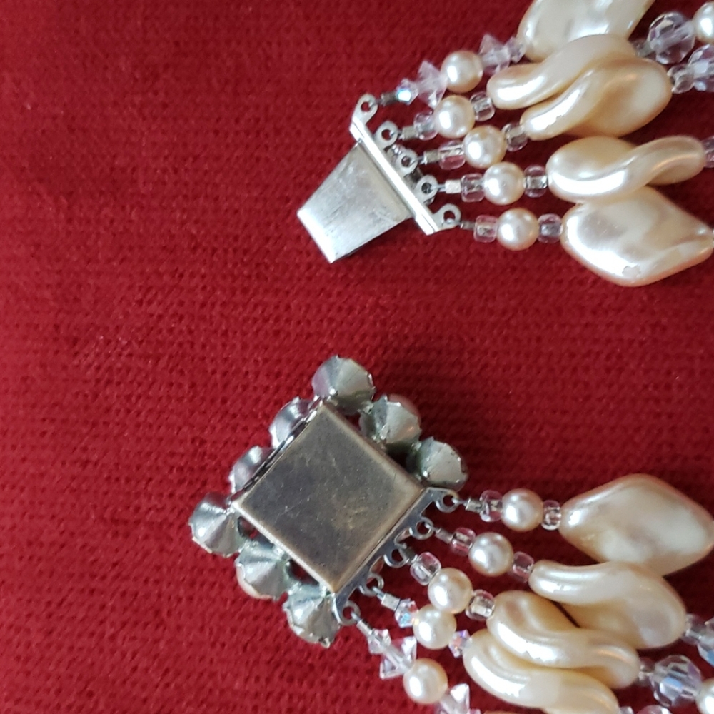 Vintage Czech glass necklace - Picture 6 of 6